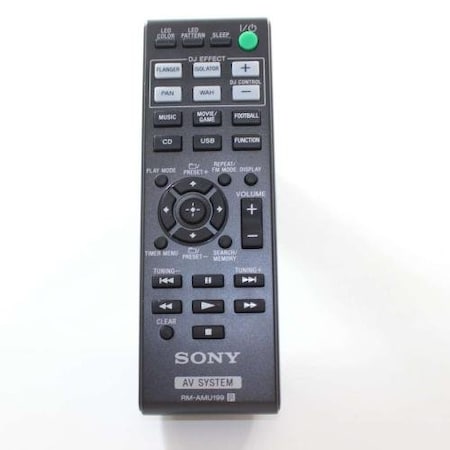 Sony REMOTE CONTROL RM-AMU199 1-492-800-11